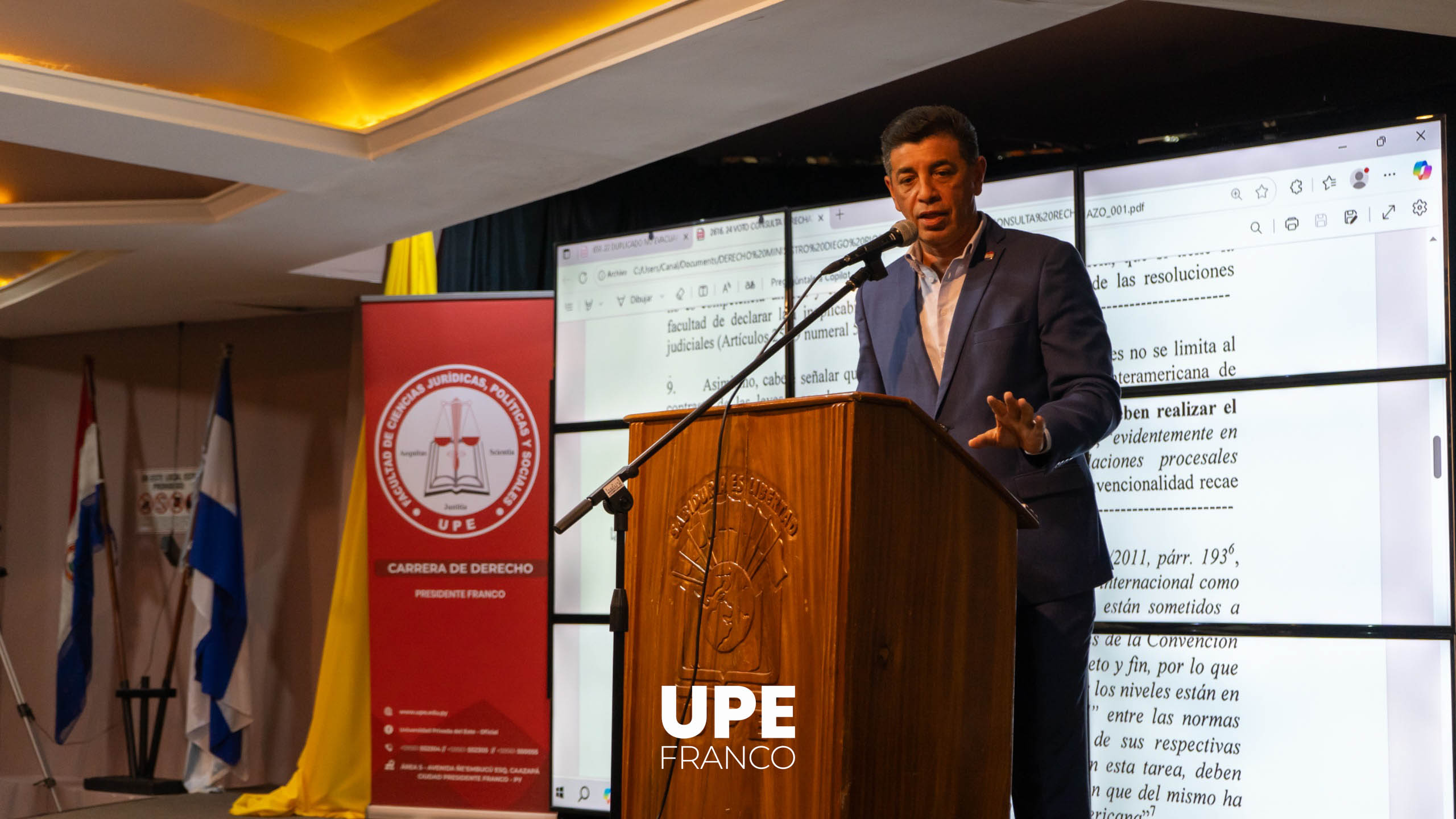 Concluye con éxito la Conferencia Magistral y Coloquio Abierto en la UPE FRANCO