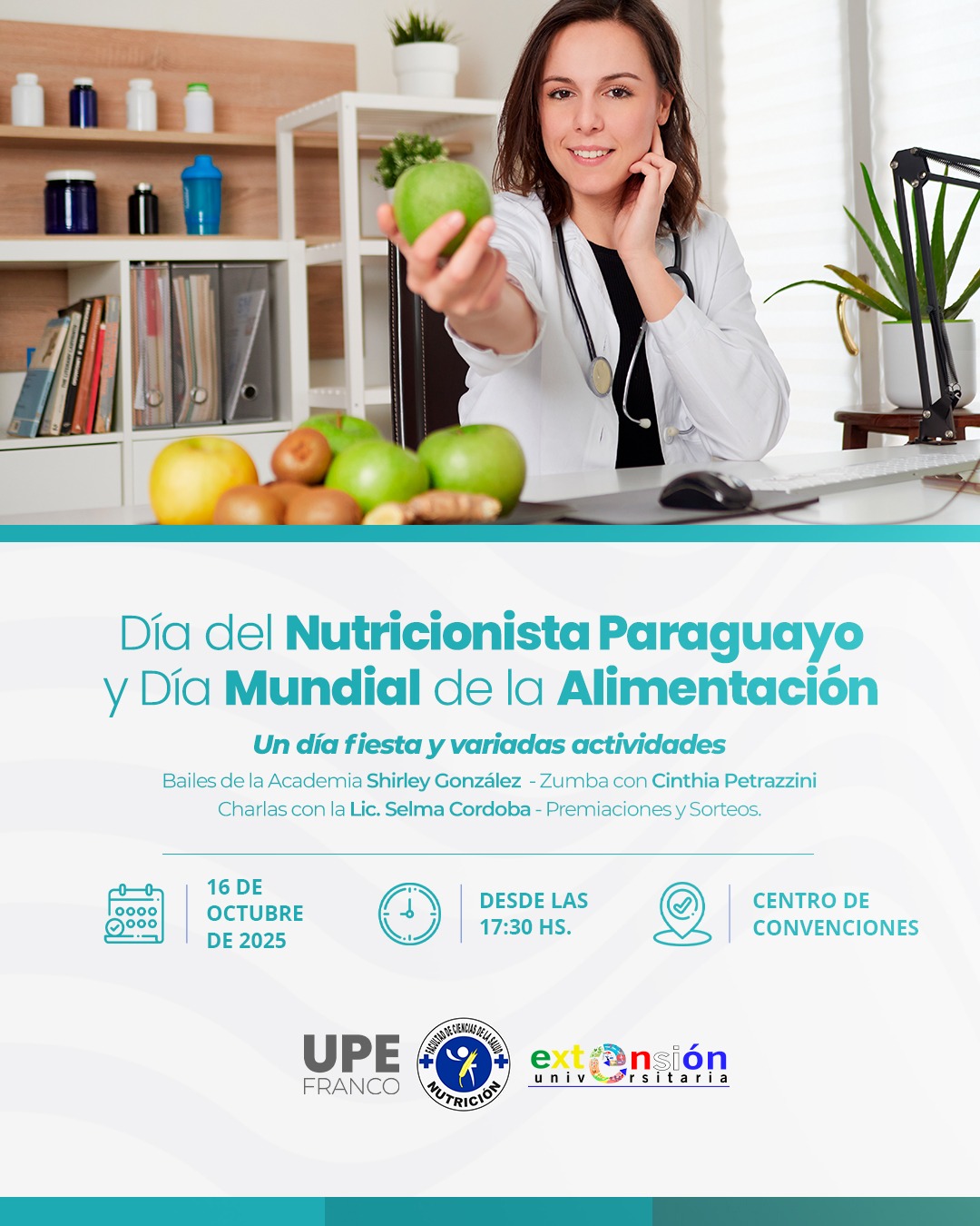 Día del Nutricionista Paraguayo y el Día Mundial de la Alimentación en la UPE FRANCO
