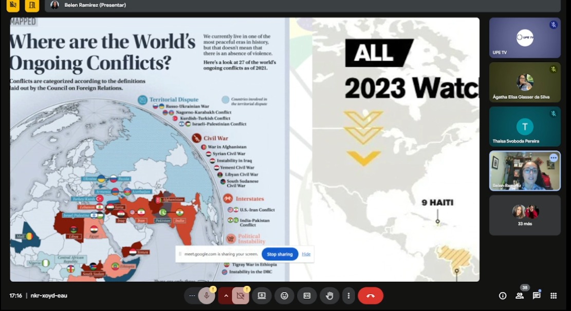 Clase virtual de Medicina Humanitaria