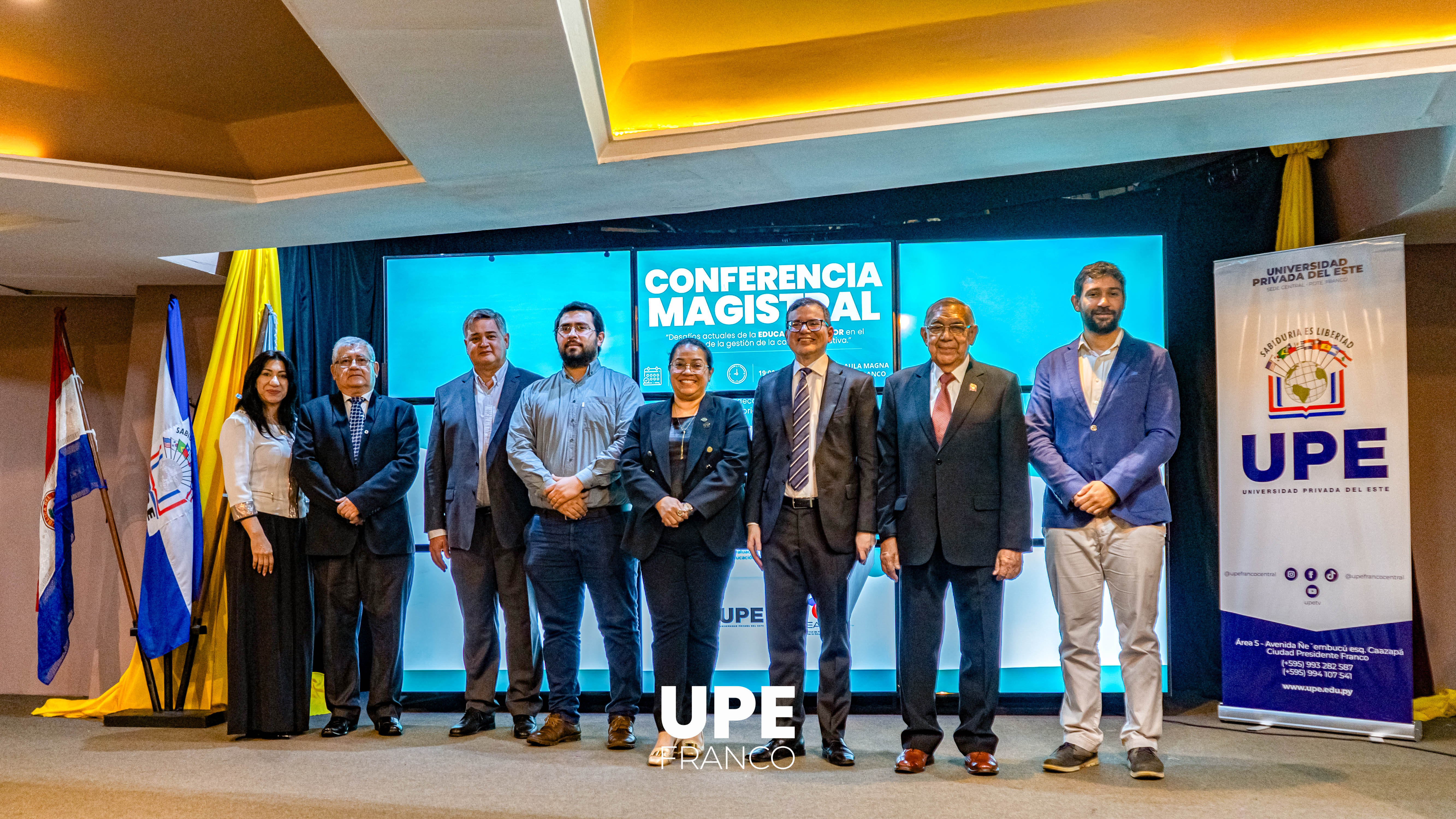“Desafíos actuales de la Educación Superior en el marco de la gestión de la calidad educativa”: Conferencia Magistral en la UPE FRANCO