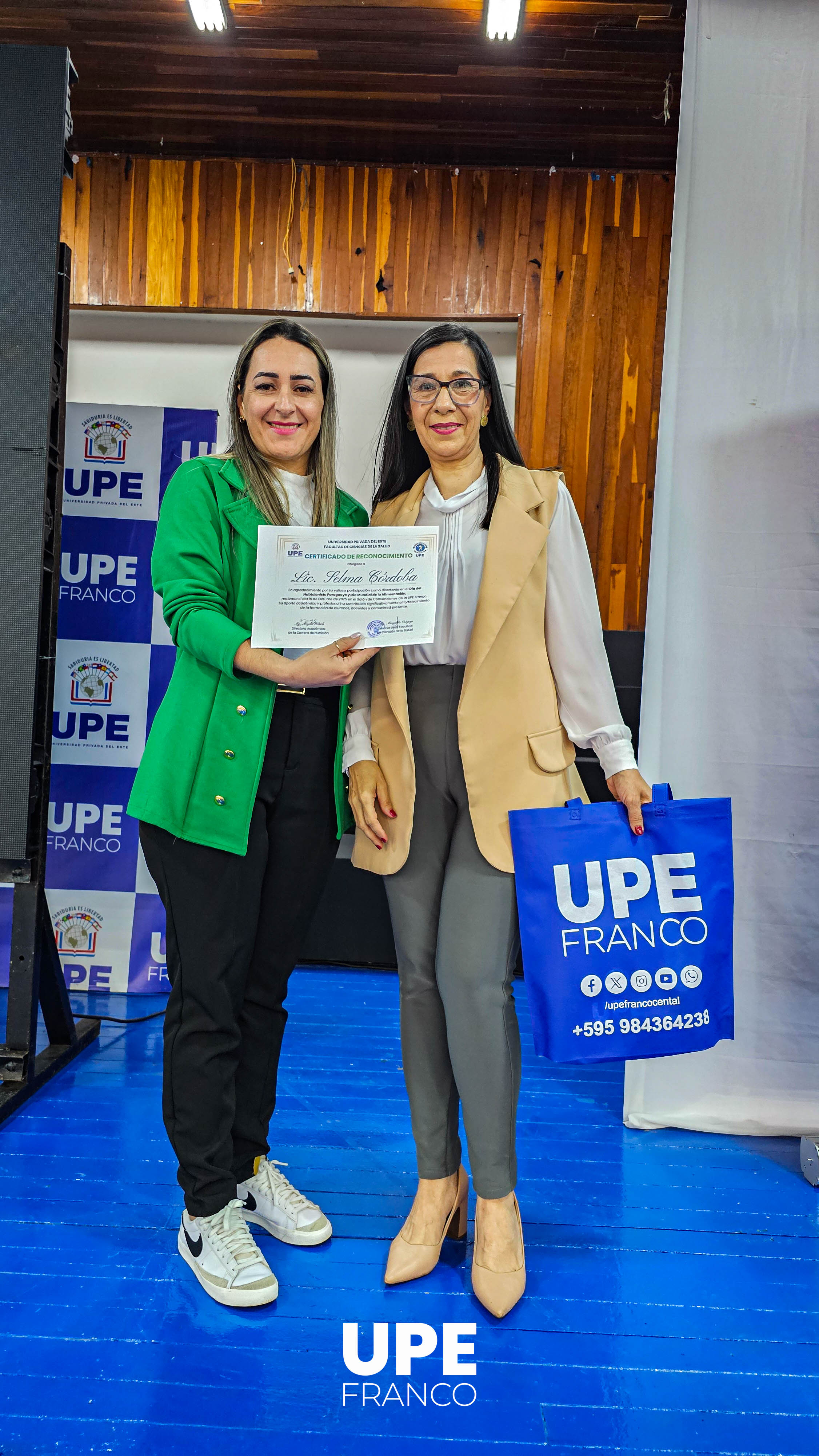 Acto de celebración por el Día del Nutricionista y el Día Mundial de la Alimentación en la UPE FRANCO