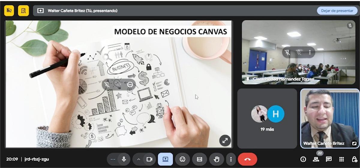 Clase Espejo Internacional: Facultad de Ciencias Administrativas y Contables (UPE) y la Fundación Universitaria de Ciencias de la Salud, Colombia