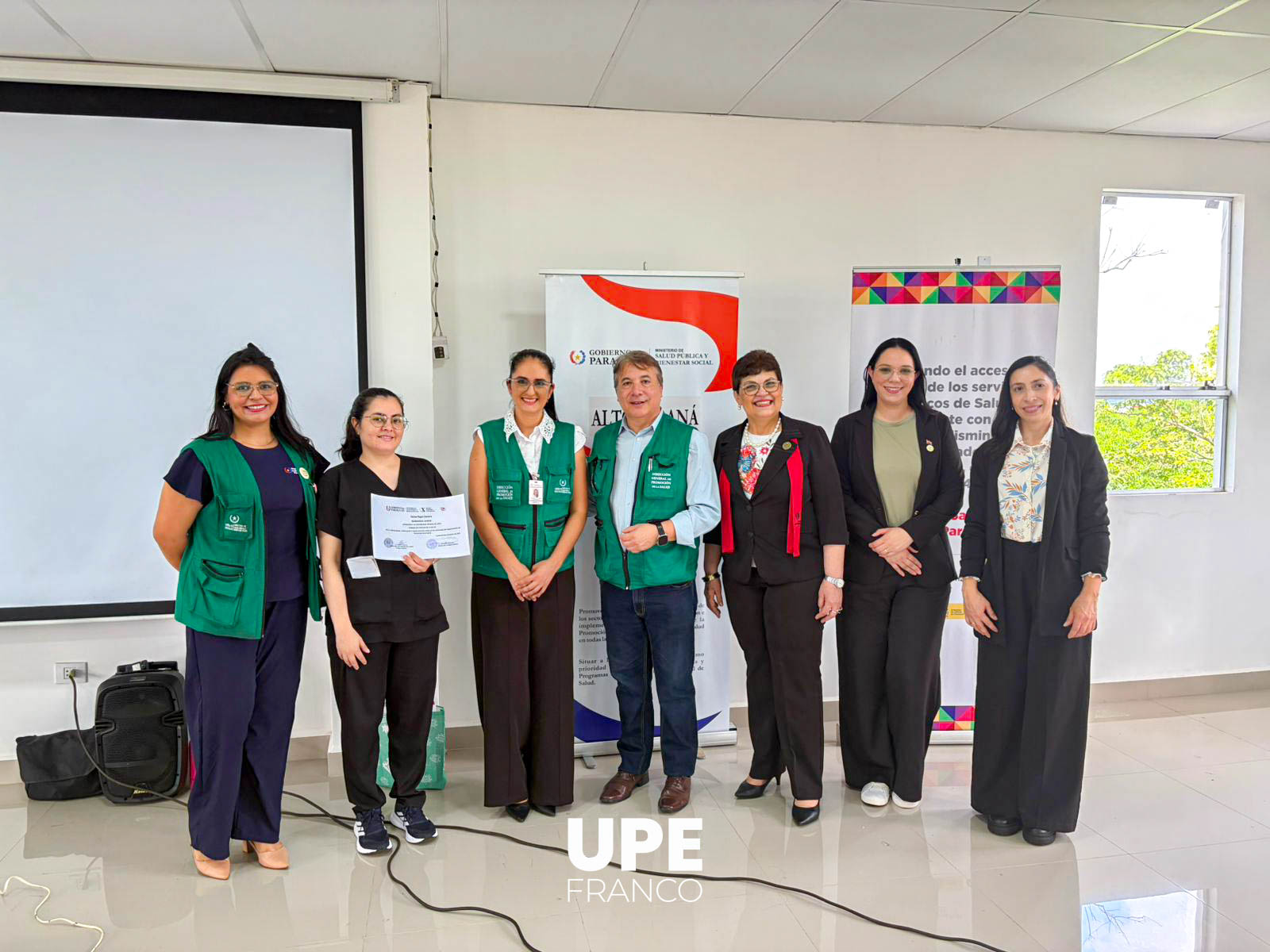 UPE recibe reconocimiento por su apoyo a la promoción de la salud en Alto Paraná: Facultad de Ciencias de la Salud