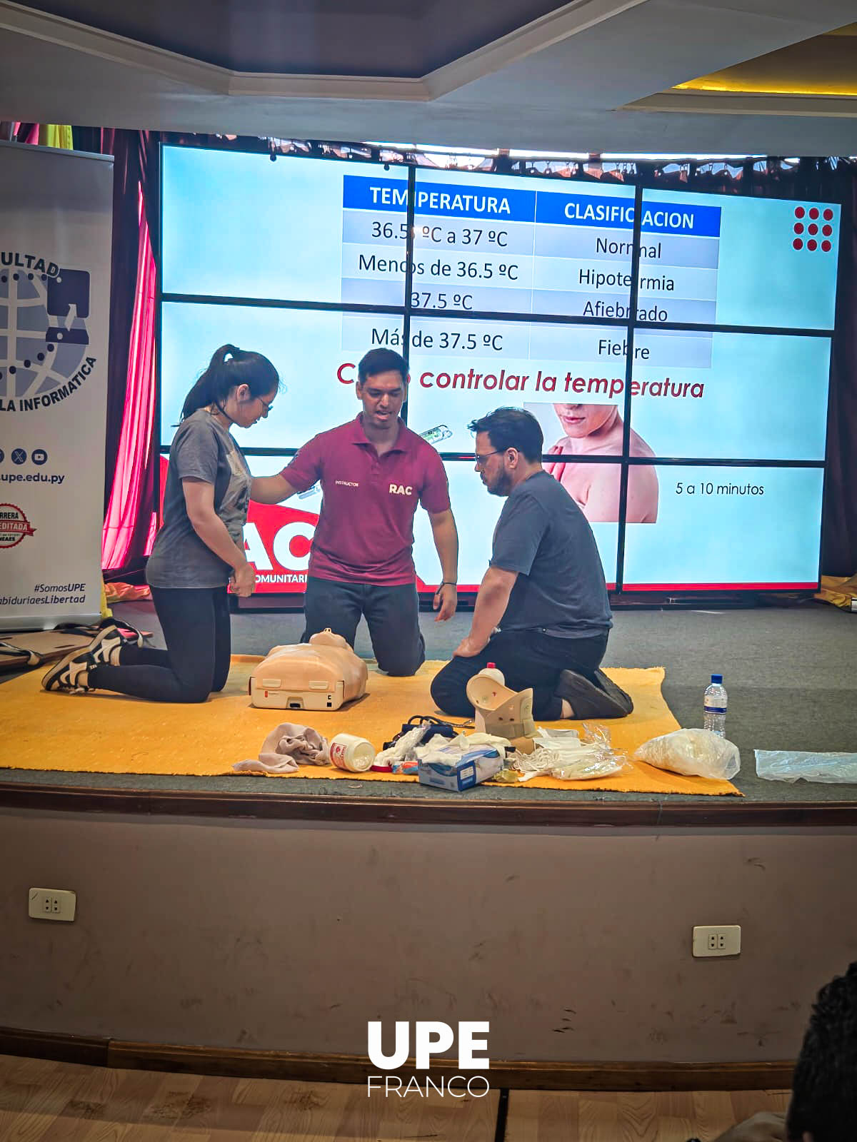 Jornada de Capacitación en Primeros Auxilios: Facultad de Ciencias de la Informática