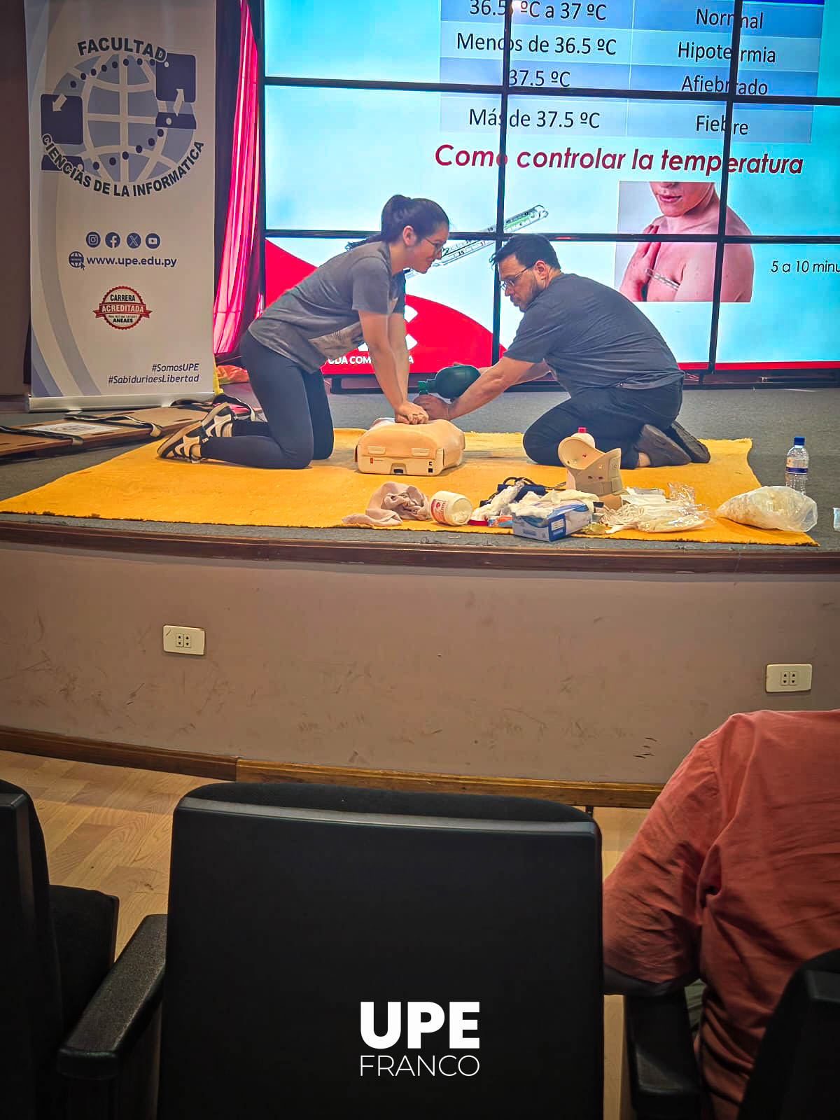 Jornada de Capacitación en Primeros Auxilios: Facultad de Ciencias de la Informática