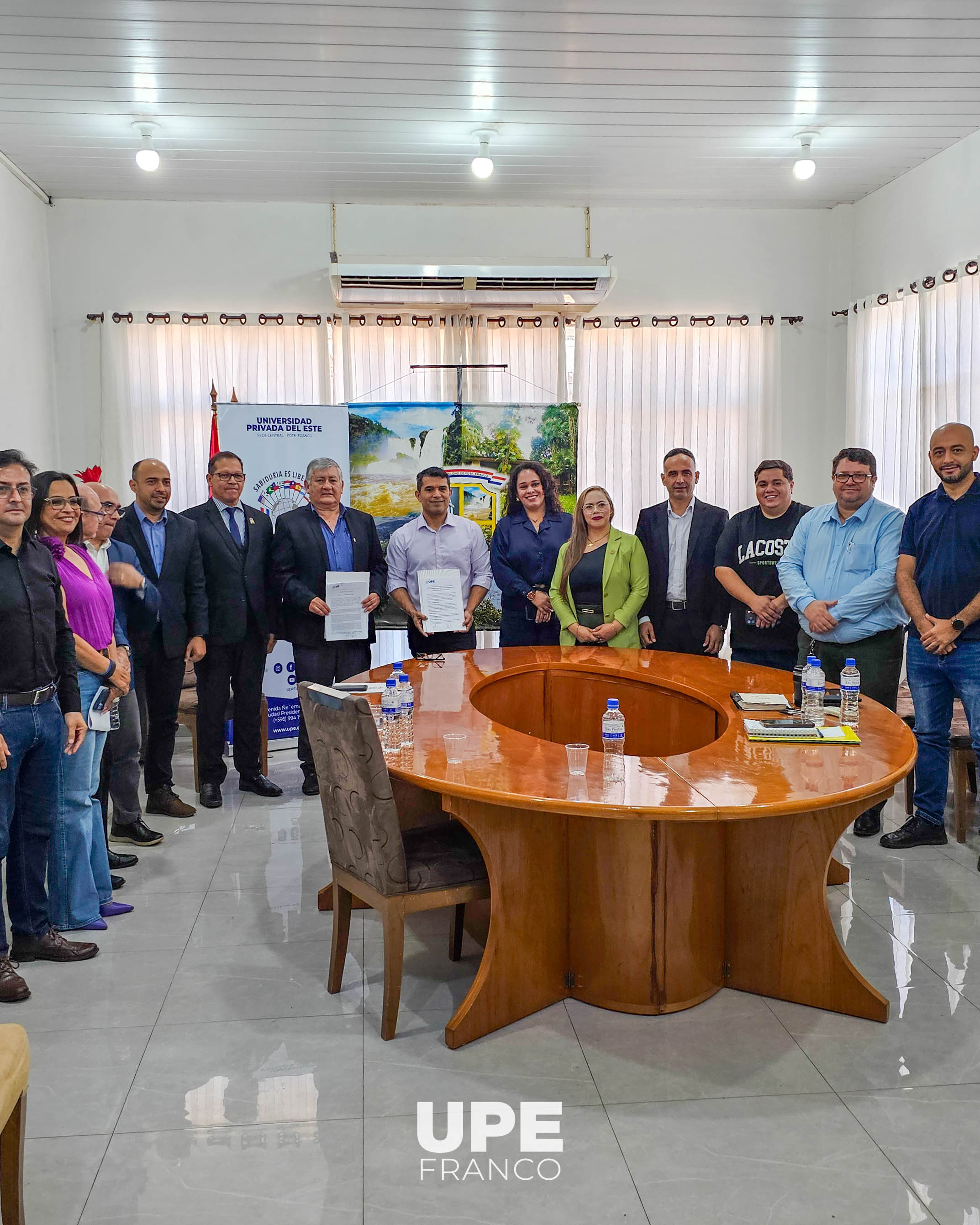 UPE Y MUNICIPALIDAD DE PRESIDENTE FRANCO CONSOLIDAN ALIANZA ESTRATÉGICA MEDIANTE CONVENIOS DE COOPERACIÓN INTERINSTITUCIONAL