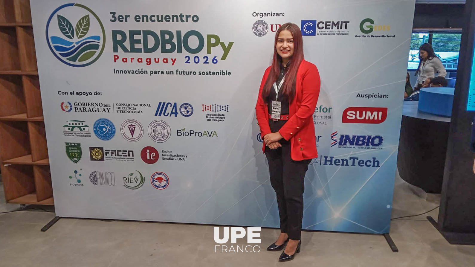 DOCENTE DE LA UPE FRANCO PARTICIPA EN EVENTO NACIONAL DE INVESTIGACIÓN EN EL MARCO DE LA RED BIOPY