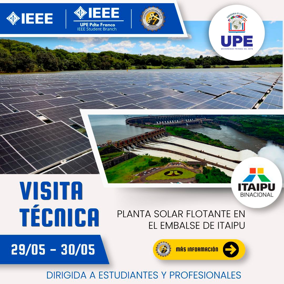 Visita Técnica a la Planta Solar Flotante en el embalse de Itaipu