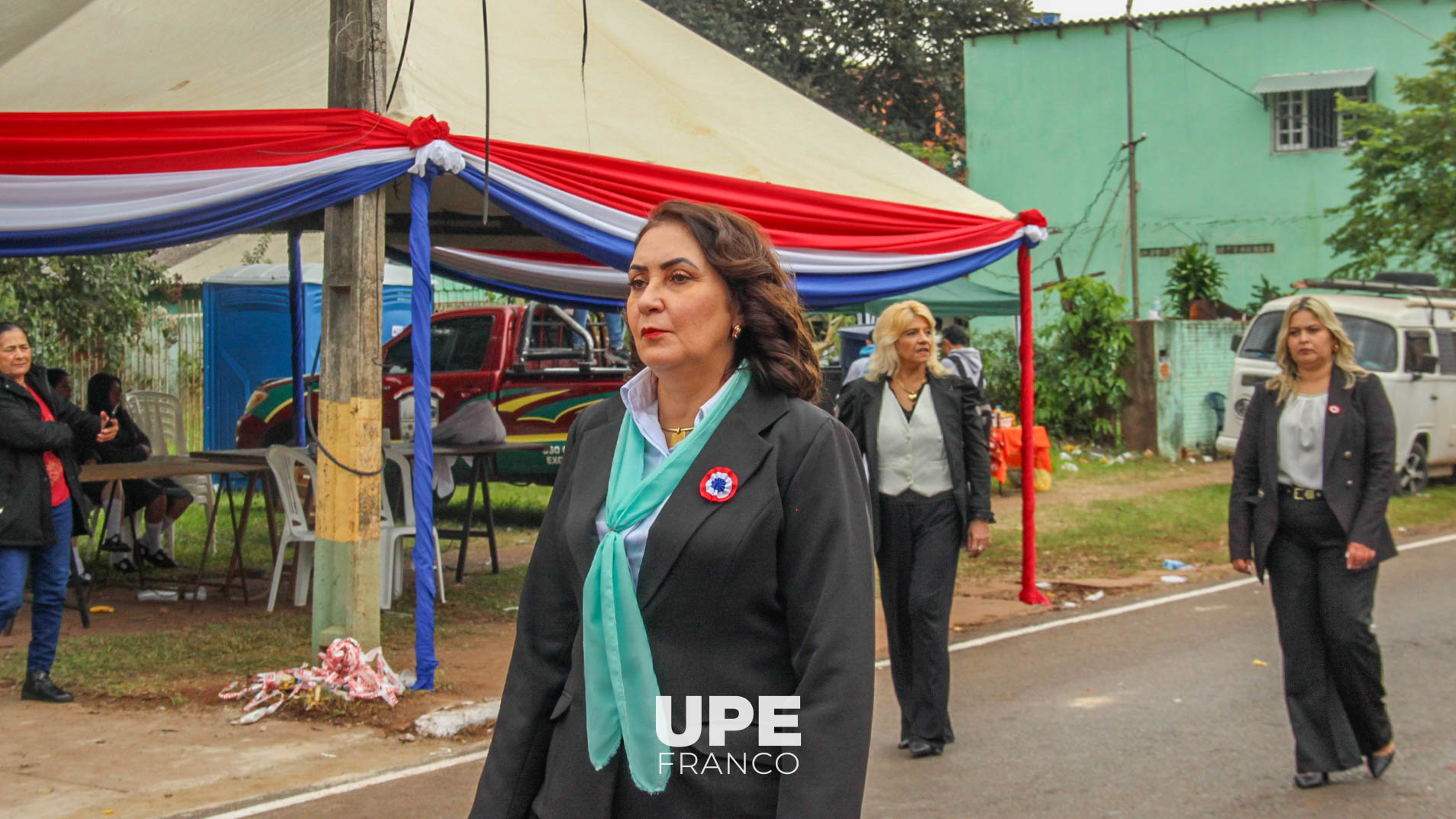 Facultad de Ciencias de la Educación de la UPE Franco participó del desfile estudiantil por las Fiestas Patrias