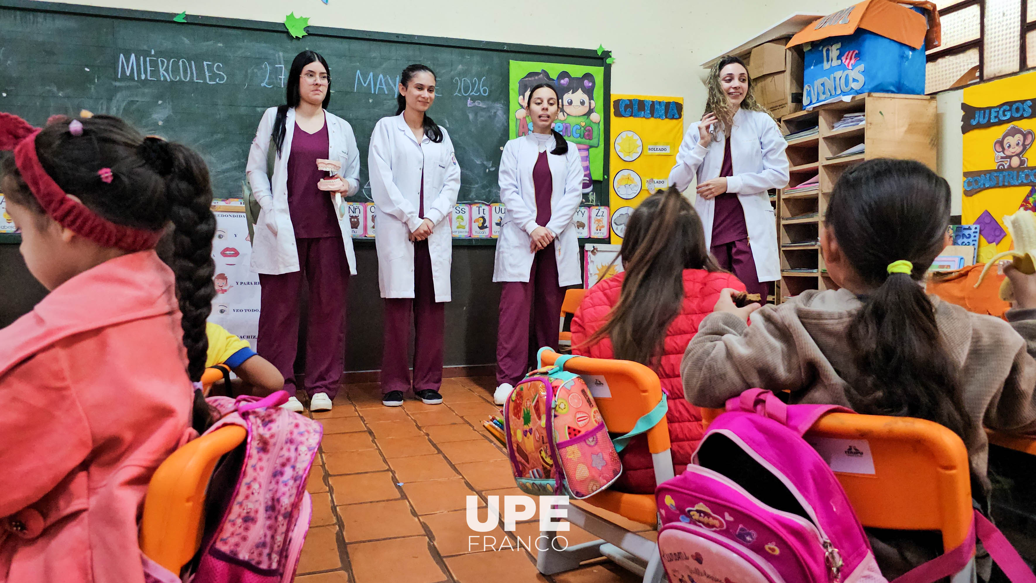 UPE FRANCO DESARROLLA PROGRAMA DE ATENCIÓN ODONTOLÓGICA INFANTIL EN EL BARRIO SAN SEBASTIÁN