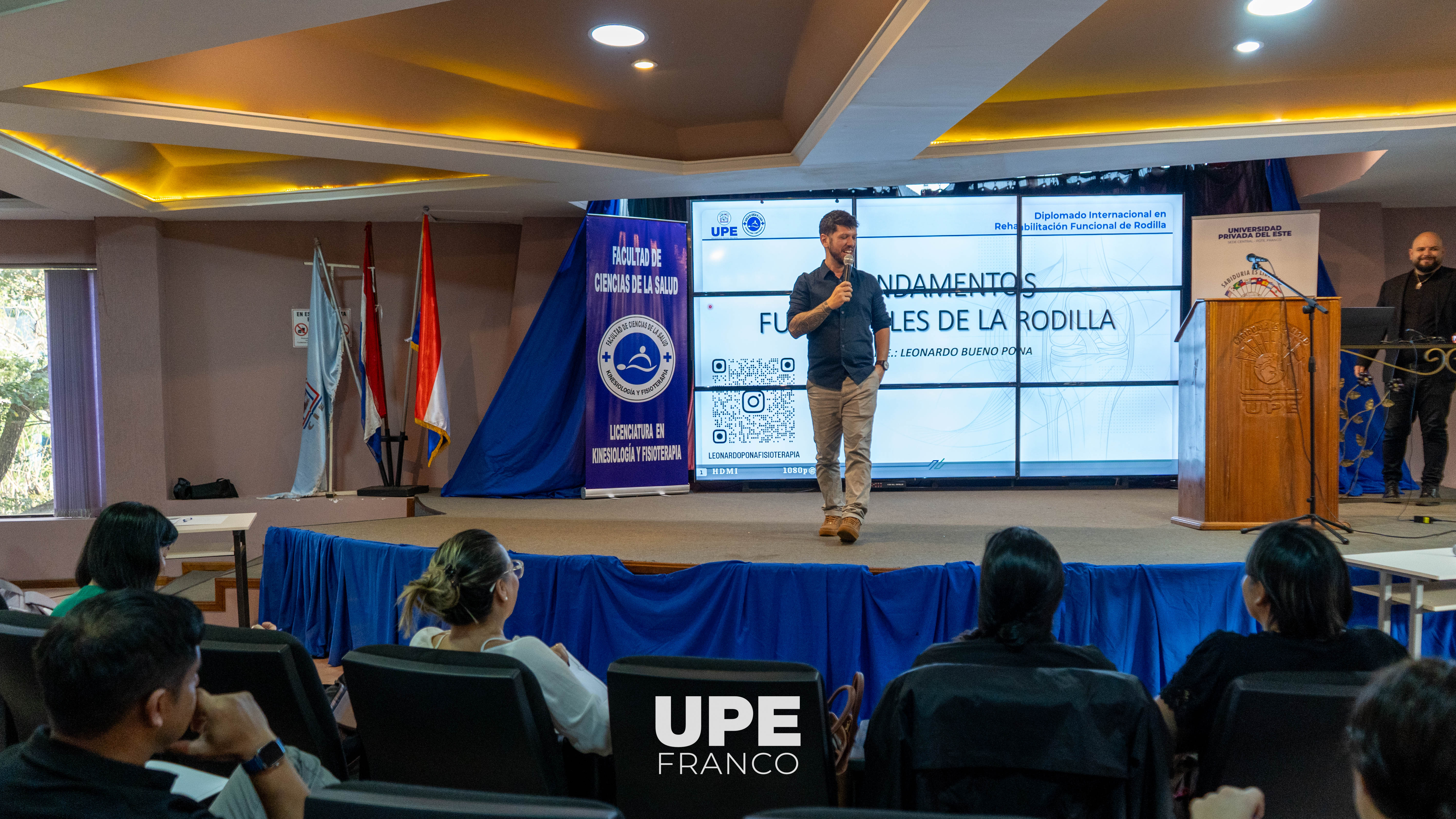 Gran inicio del Diplomado Internacional en Rehabilitación Funcional de Rodilla en la UPE Franco
