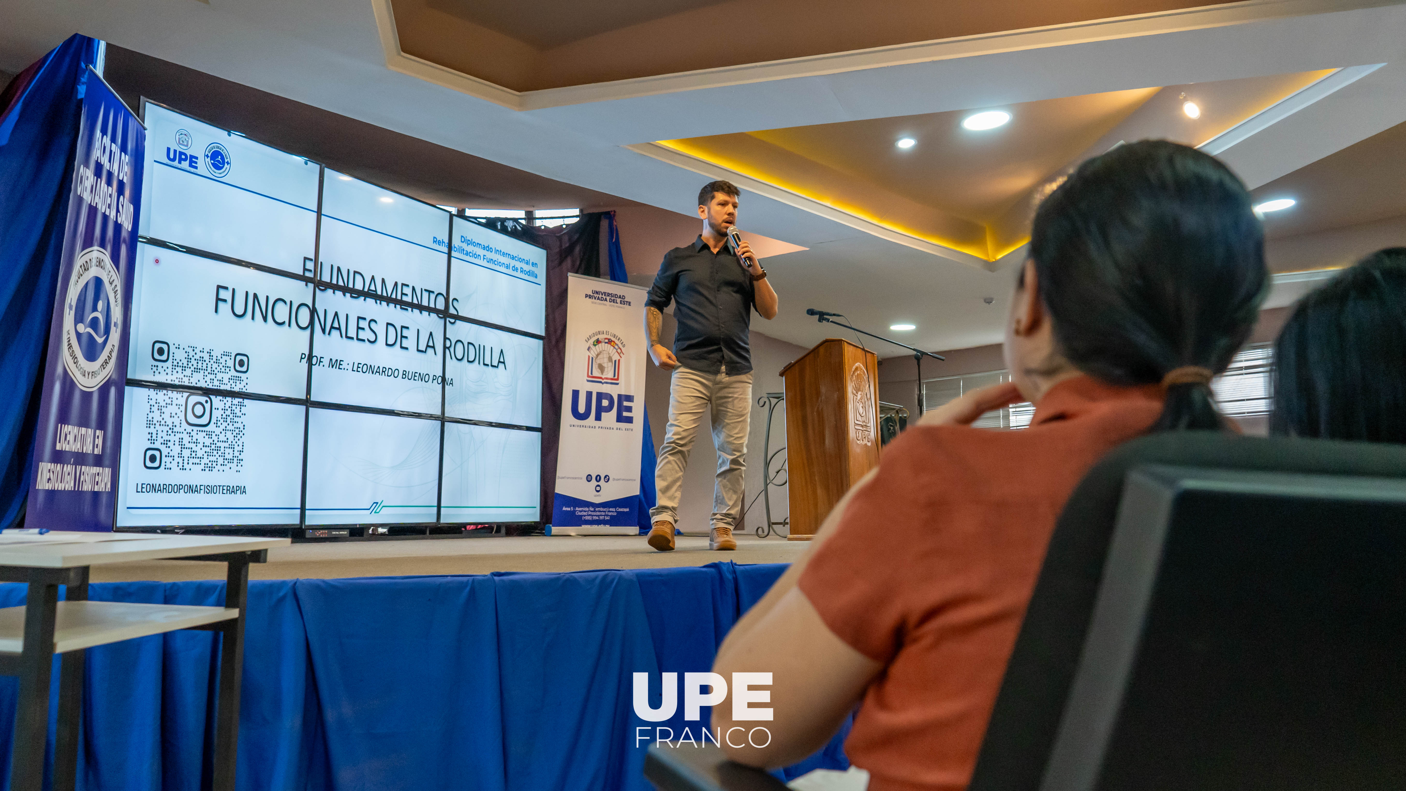 Gran inicio del Diplomado Internacional en Rehabilitación Funcional de Rodilla en la UPE Franco