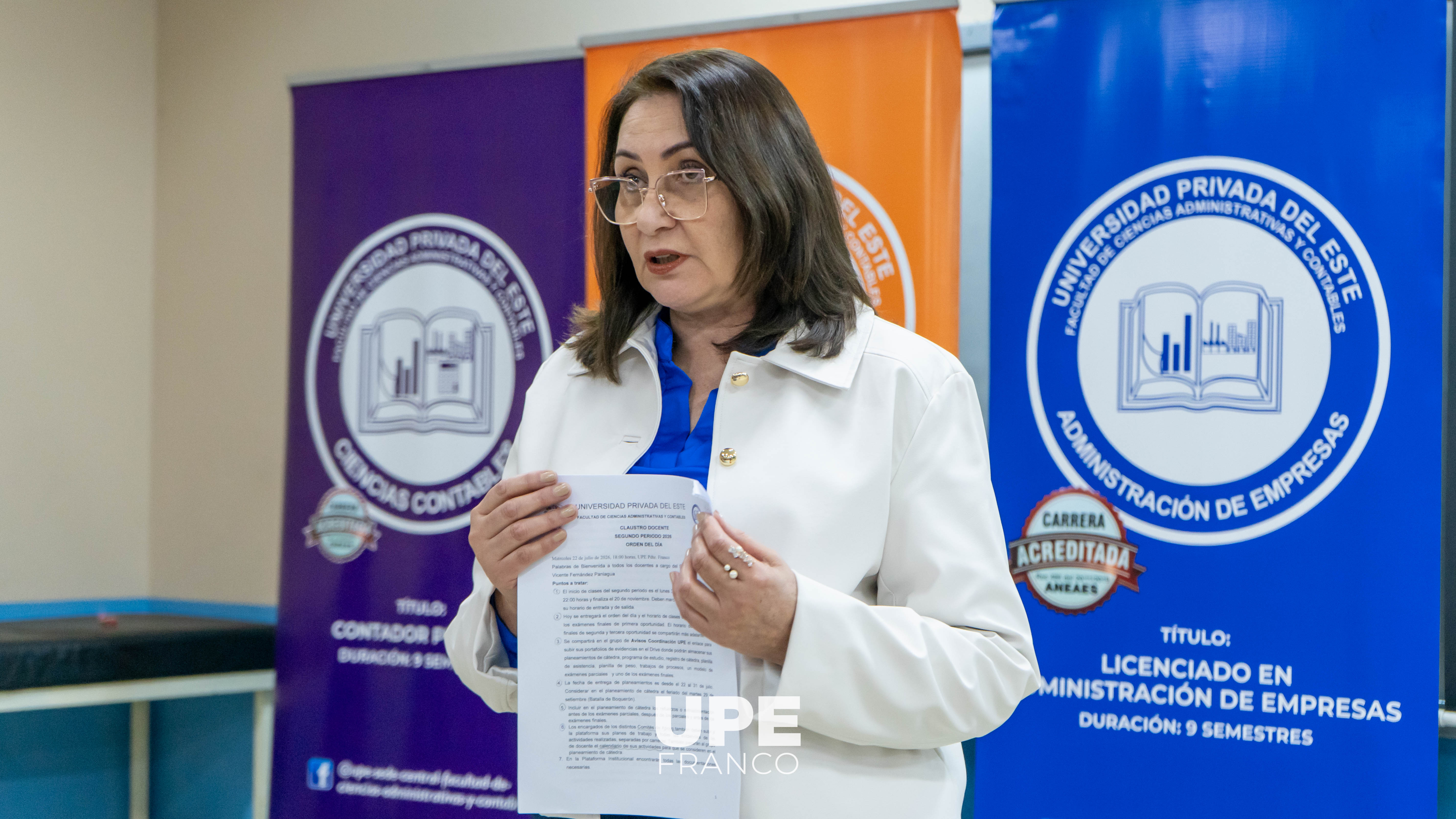 Segundo Claustro Docente 2026 de la Facultad de Ciencias Administrativas y Contables