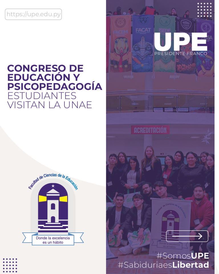 Estudiantes de la UPE participan en el Congreso de la UNAE