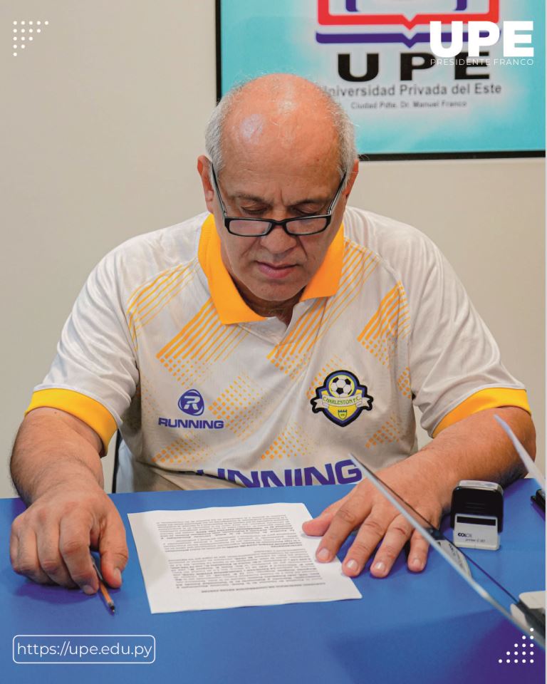 Firma de Convenio - UPE Franco y Charleston Fútbol Club