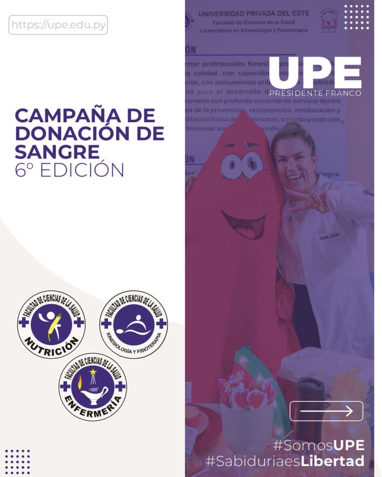 Campaña de Donación de Sangre en la UPE: Sexta Edición 