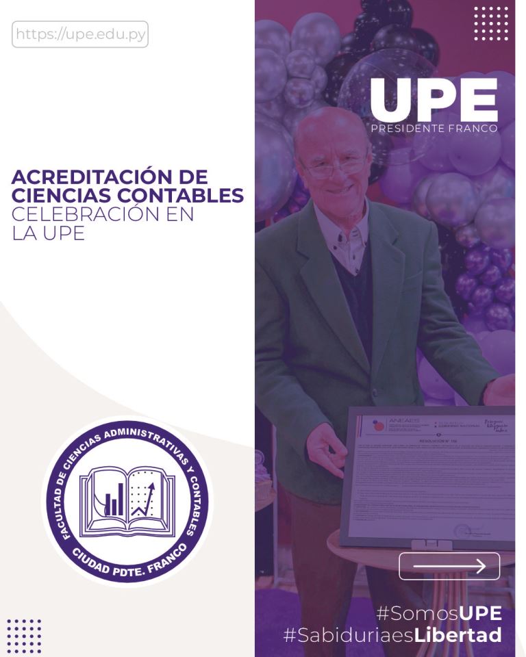 Celebración por la Acreditación de Ciencias Contables en la UPE