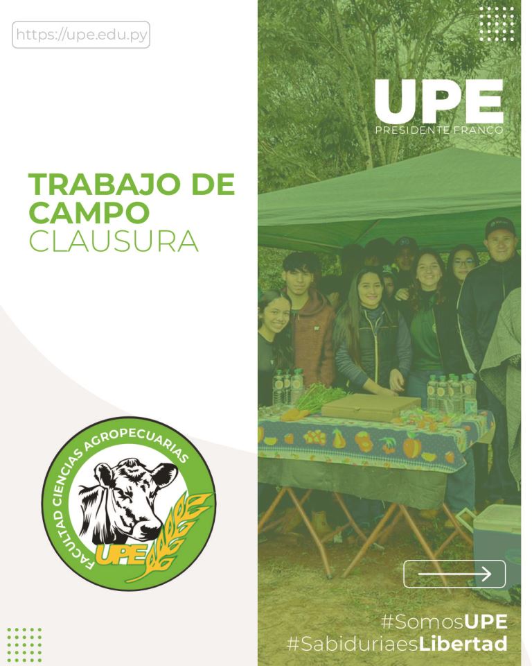 Clausura del Trabajo de Campo en la Facultad de Ciencias Agropecuarias