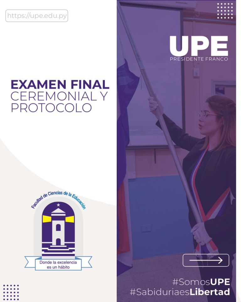 Examen Final de Ceremonial y Protocolo: Preparando a Futuros Docentes 