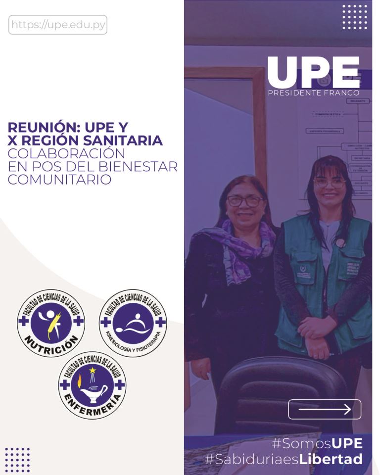 UPE y X Región Sanitaria: Unidos por una Comunidad Saludable