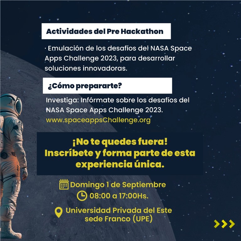 Prepárate para el mayor desafío: Pre Hackathon NASA Space Apps 2024