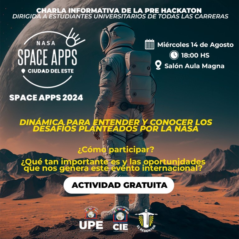 Charla Informativa: Pre Hackathon de NASA Space Apps