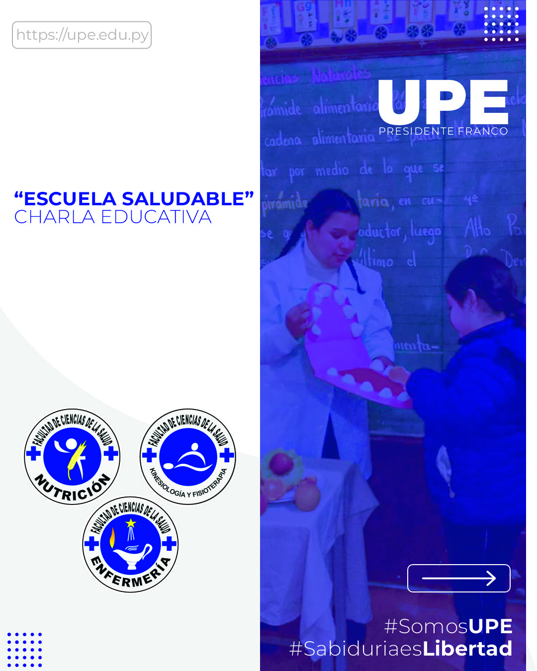 Charla Educativa en  la Escuela Medalla Milagrosa: Práctica Profesional de Enfermería