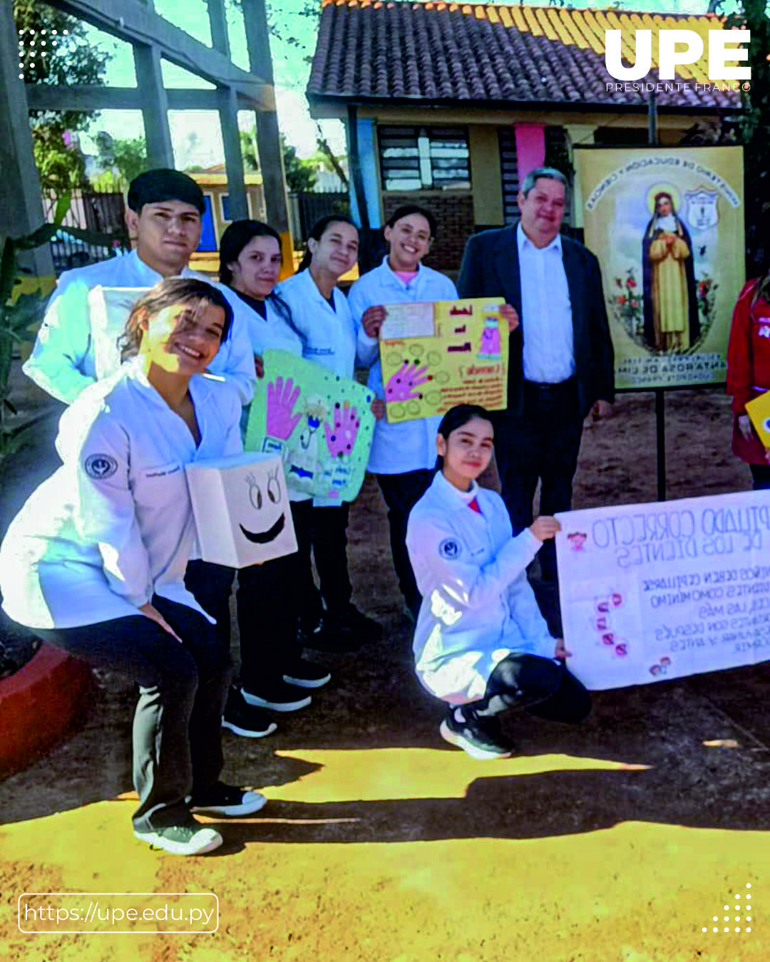 Promoviendo Hábitos Saludables: Estudiantes de Enfermería visitan la Escuela Santa Rosa de Lima