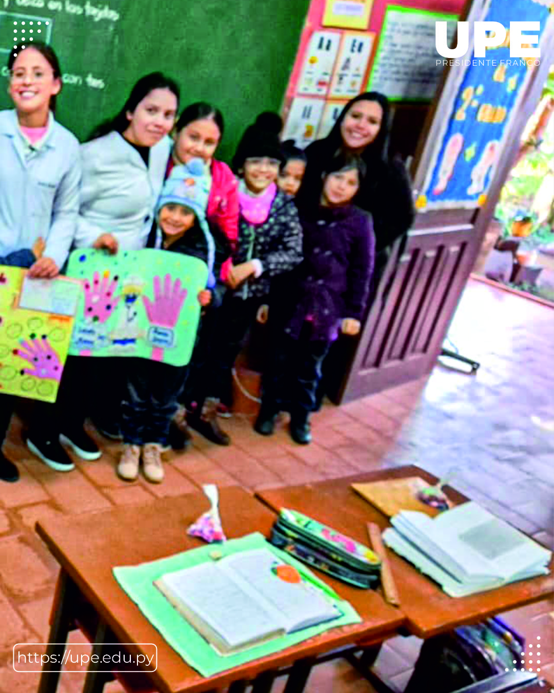 Promoviendo Hábitos Saludables: Estudiantes de Enfermería visitan la Escuela Santa Rosa de Lima