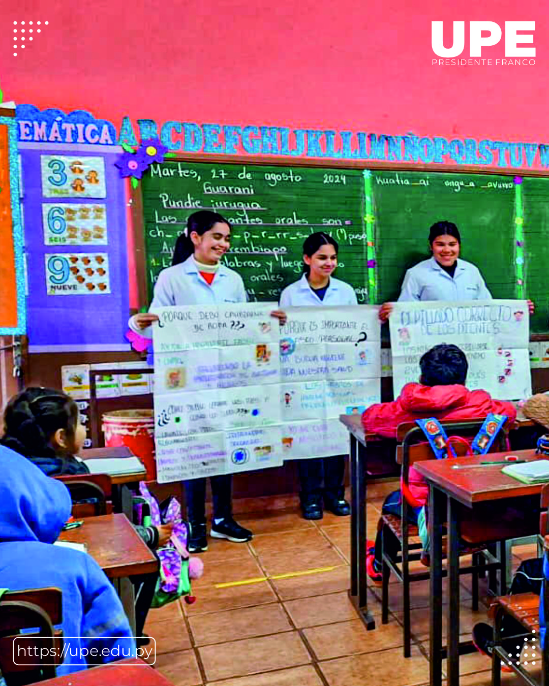 Promoviendo Hábitos Saludables: Estudiantes de Enfermería visitan la Escuela Santa Rosa de Lima