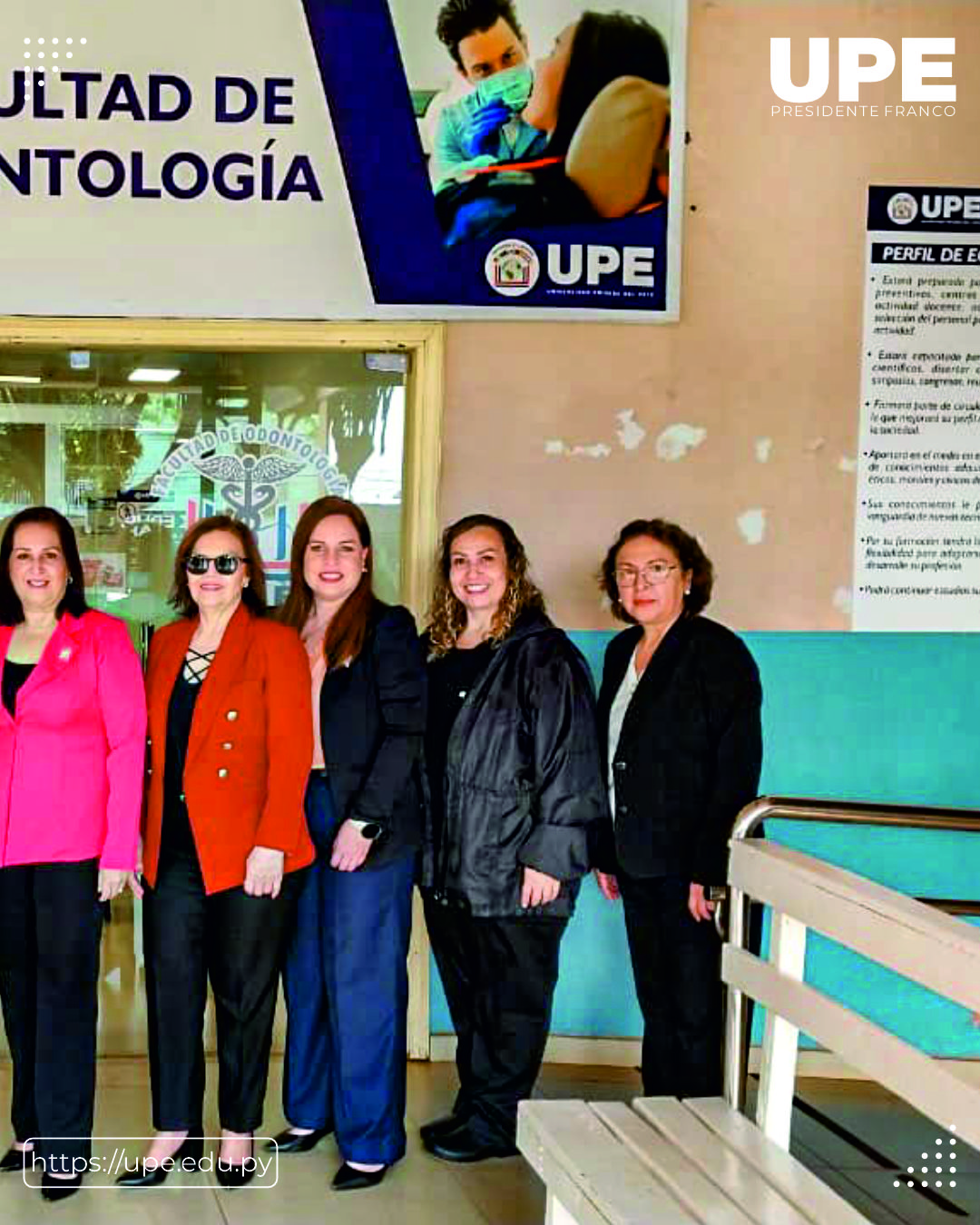 VISITA DE PARES EVALUADORES DE ANEAES A ODONTOLOGÍA UPE FRANCO