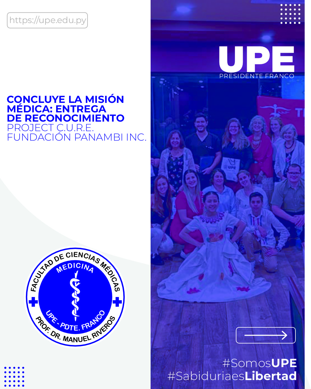 Unidos por la Salud: Entrega de Certificados a Voluntarios de Project C.U.R.E. en la UPE