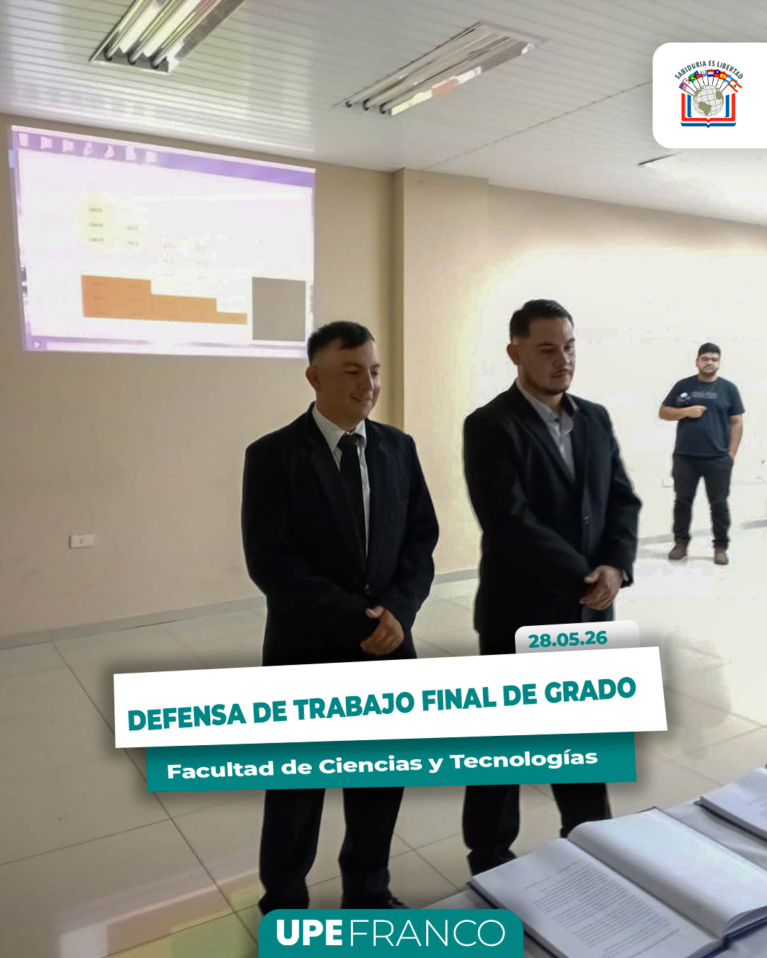 Estudiantes de Ingeniería Electromecánica defendieron su Trabajo Final de Grado en la UPE Franco