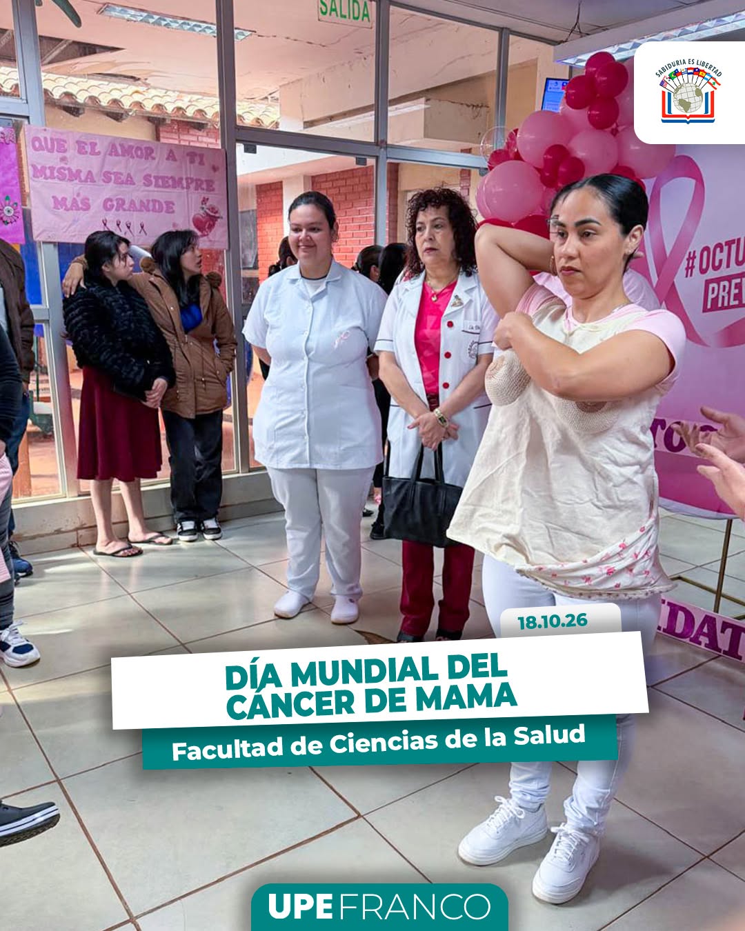 DÍA MUNDIAL DE PREVENCIÓN DEL CÁNCER DE MAMA | ENFERMERÍA UPE FRANCO